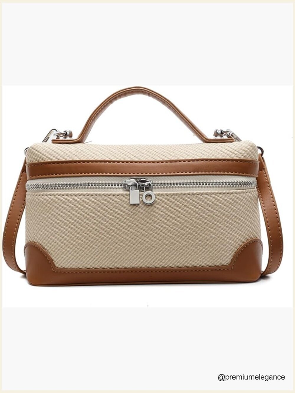 Pouch Crossbody Bag Top Handle Shoulder Bag Mini Leather Handbag Quiet Luxury